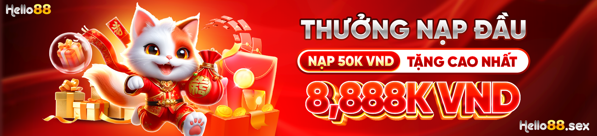 Hello88 thưởng nạp đầu